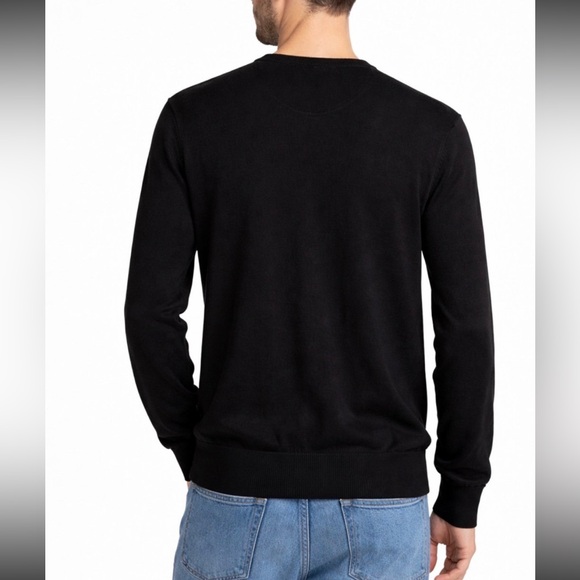 Lacoste Men's Dark V-Neck Sweater - Picture 2 of 6